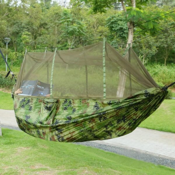 Camping Hammock, Portable Double Hammock With Net - Image 7