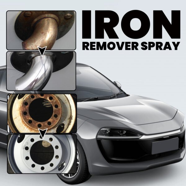 Homonth Iron Remover Spray, Vehicle Rust Polishing Cleaning Decontamination Care Multi-Purpose Maintenance Agent - Image 6