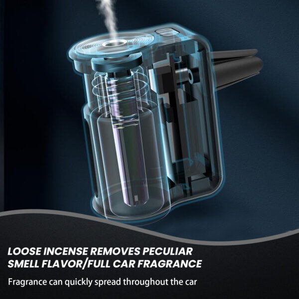 Car Air Fresheners Natural French Perfume Lasts 45 Days, Portable Waterless Car Diffuser Air Freshener Car Aromatherapy Diffuser, Adjust Concentration Scent - Image 3