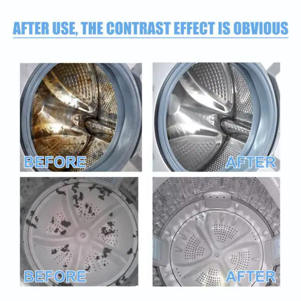 Jaysuing Washing Machine Cleaning Tablets Washing Machine Trough Automatic Roller Cleaning Dirt & Odor Cleaning Tablets - Image 3