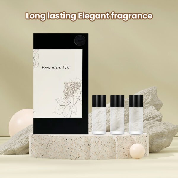 Car Air Fresheners Natural French Perfume Lasts 45 Days, Portable Waterless Car Diffuser Air Freshener Car Aromatherapy Diffuser, Adjust Concentration Scent - Image 2