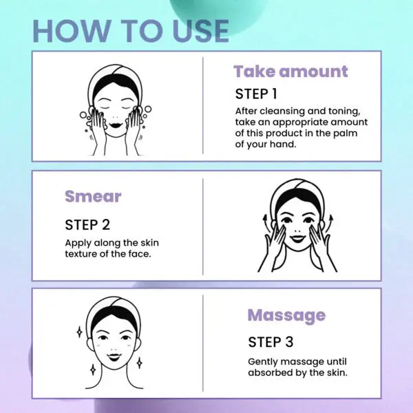 Hoygi Moisturizing Skin Care Cream Lighten Pigmentation Fine Lines Anti-Wrinkle Moisturizing Rejuvenation Whitening Firming Hydrating Cream - Image 3