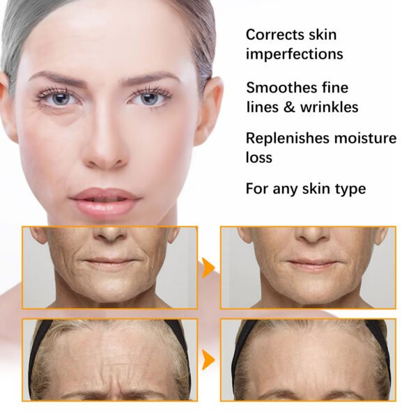 Jaysuing Turmeric Firming & Beautifying Cream Fades Wrinkles & Firms Face Brightens Skin Tone Anti-Aging Cream - Image 4