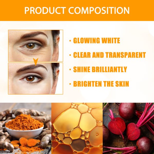 Jaysuing Turmeric Firming & Beautifying Cream Fades Wrinkles & Firms Face Brightens Skin Tone Anti-Aging Cream - Image 3