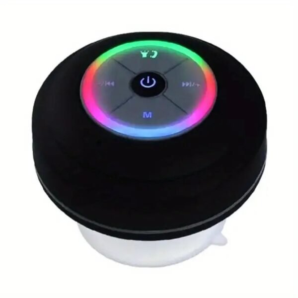 Wireless Speaker In The Bathroom - Audio, USB Charging Button Control, With Suction Cup, Secure Installation - Wireless Connection - Image 2