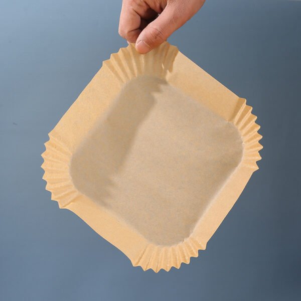 Air Fryer Disposable Paper Liners Parchment Paper Liner Non-Stick Air Fryer Paper Pads Oil Resistant Baking Paper Air Fryer Disposable Paper Liner Non-stick Disposable Liners - Image 8