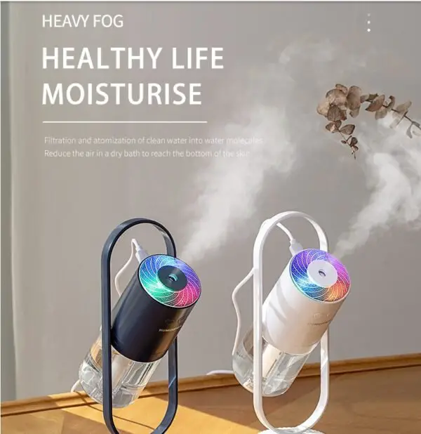 Magic Shadow USB Air Humidifier For Home With Projection Night Lights Ultrasonic Car Mist Maker Mini Office Air Purifier - Image 9