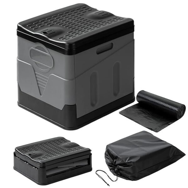 Portable Toilet With Handbag, Collapsible Emergency Toilet With Lid - Not Shipped On Weekends - Image 8