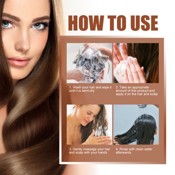 EELHOE Batana Oil Conditioner Moisturizes, Repairs, Strengthens Hair Roots, Prevents Supple, Dense Hair, And Solidifies And Fluffy Hair - Image 4