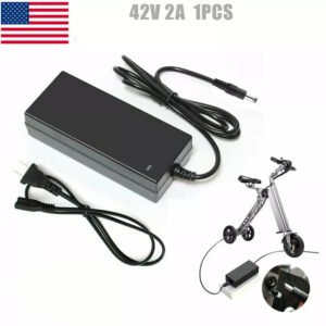 42V 2A Battery Charger For 36V Li-on Battery Electric Bike Ebike Scooters Plug