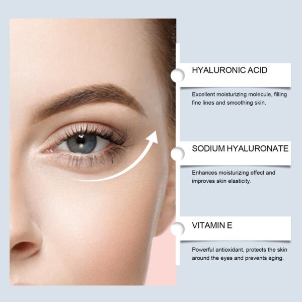 EELHOE Anti-Wrinkle Eye Mask Lightens Eye Lines Hydrates, Moisturizes, Firms & Tightens Eye Area Eye Mask - Image 5