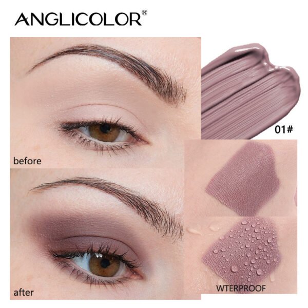 Liquid Eyeshadow 8-color Set Glitter Eyeshadow Set Waterproof Matte Eyeshadow Fine Shimmer Brightening Long-lasting - Image 3