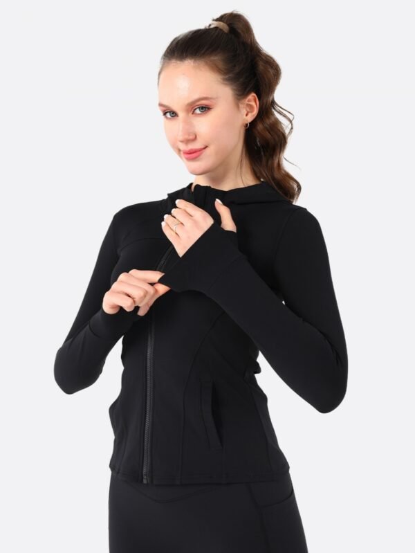 Hooded Jacket Yoga Clothes - Image 5