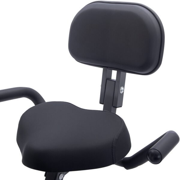 Folding Exercise Bike Fitness Upright And Recumbent X-Bike With 10-Level Resistance - Image 7