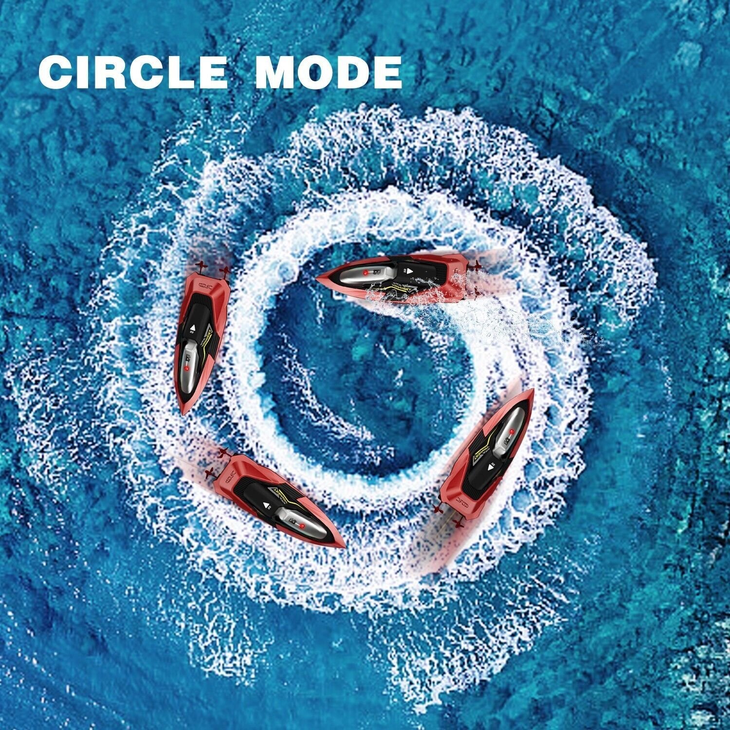 4DRC S5 Fast RC Boat For Pools And Lakes, 2.4 GHz 20- MPH Racing Boats For Kids - Image 6