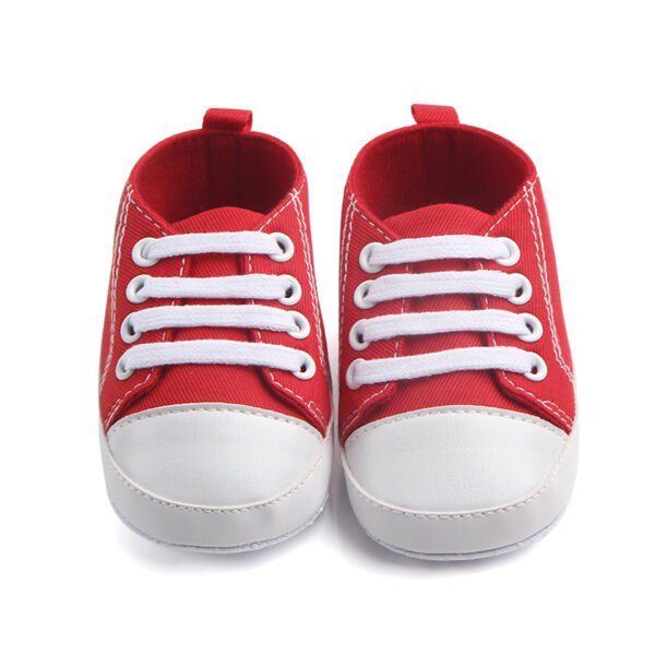 Canvas Classic Sports Sneakers Baby Boys Girls First Walkers Shoes Infant Toddler Soft Sole Anti-slip Baby Shoes - Image 4