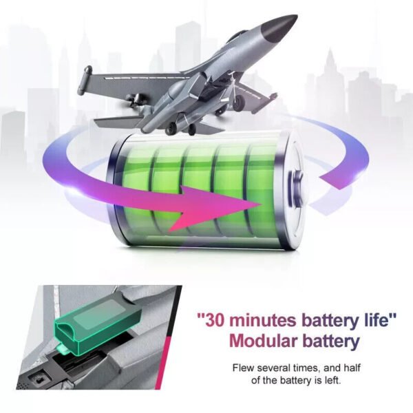 2.4GHz 4 Channel 6-axis Gyro Stabilizer RTF Glider Random Color - Image 9