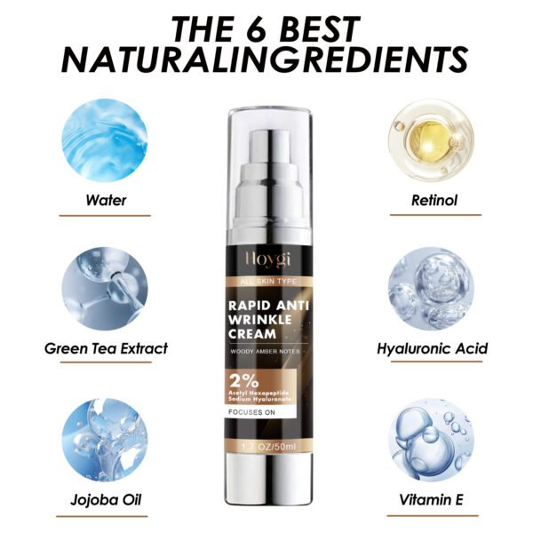 Hoygi Anti-Aging Face Cream Lightens Fine Lines, Moisturizes, Brightens, Firms & Firms Anti-Wrinkle Cream - Image 5