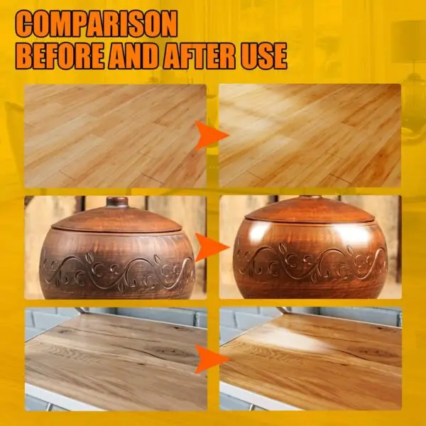 EELHOE Furniture Brightening Natural Beeswax Polishing Beeswax Waterproof Wear-resistant Wooden Floor Care Beeswax - Image 3