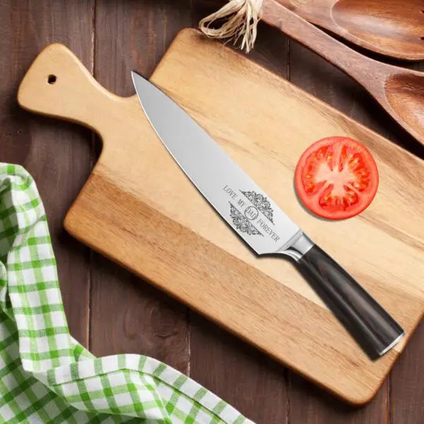 Gifts For Dad, Mom, Wife, Husband 8 Inch Chef Knife For Fathers Day Dad,Valentines Day, Mothers Day Gifts, Japanese 5cr15mov Kitchen Gyuto Chef Knives With Sheath - Image 7