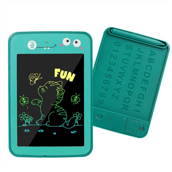 LCD Children's Cartoon Color Drawing Board Eye Protection Handwriting Board, Student Kindergarten Puzzle Graffiti Home Toy - Image 5