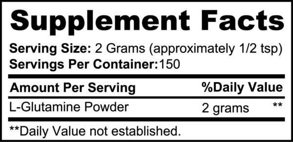 Pure L Glutamine Powder Muscle Recovery Gut Health Support - Image 4