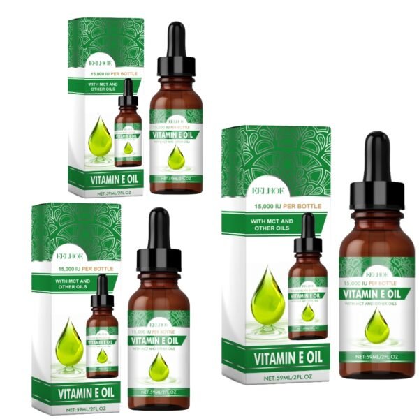 EELHOE Vitamin E Oil Repair Perm Damage Dry Frizz Moisturizing Skin Care Multi-Active Essential Oil - Image 2