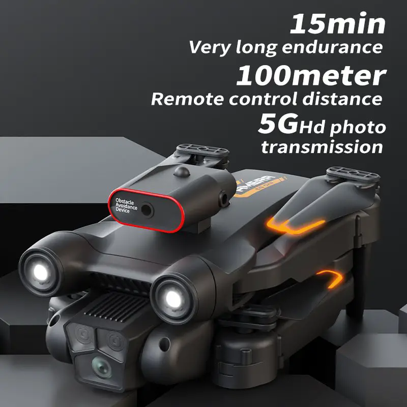 M17 UAV HD Dual-camera Aerial Photography Folding Quadcopter, Optical Flow Obstacle Avoidance Remote Control UAV - Image 2