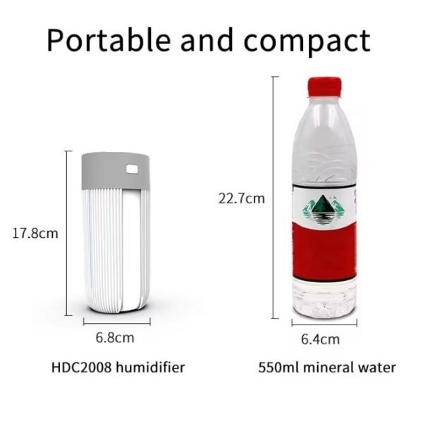 220mL Air Humidifier With Colored LED Lights To Upgrade Humidifier - Image 5