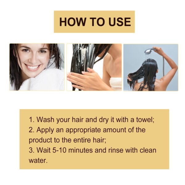 Strong And Moisturizing Collagen Repair Hair Mask - Image 4