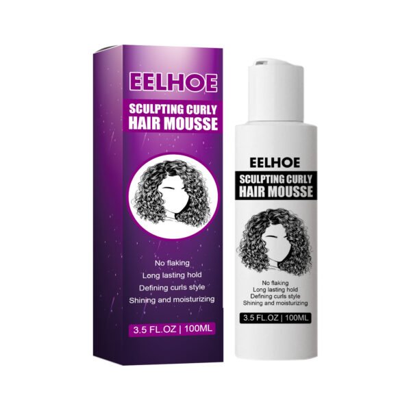 EELHOE Curl Shaping Elastic Element Curl Moisturizing Fluffy Styling Elastic Element - Image 2