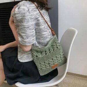 Hand Woven Crossbody Bag, Shoulder Bag