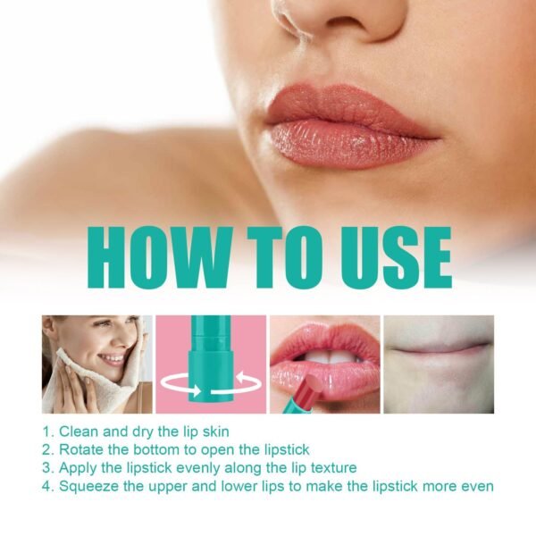 EELHOE Moisturizing Lip Balm - Fades Lip Lines, Dryness, And Dead Skin Nourishing And Hydrating For Plump And Full Lips Lip Gloss - Image 3