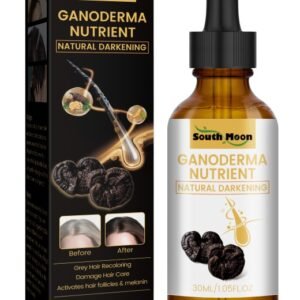 South Moon Black Ganoderma White To Black Hair Treatment Nourishing Hair Moisturizing Hair Repairing Massage Serum