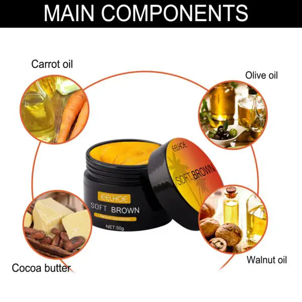 EELHOE Aloe Vera Gel Tanning Aid Cream Summer Beach Bronzing Tanning Aid Sunscreen Skin Sunburn Repair Gel - Image 3