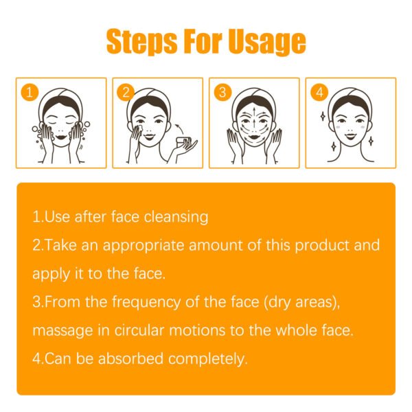 Jaysuing Turmeric Firming & Beautifying Cream Fades Wrinkles & Firms Face Brightens Skin Tone Anti-Aging Cream - Image 2