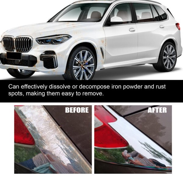 Homonth Iron Remover Spray, Vehicle Rust Polishing Cleaning Decontamination Care Multi-Purpose Maintenance Agent - Image 9