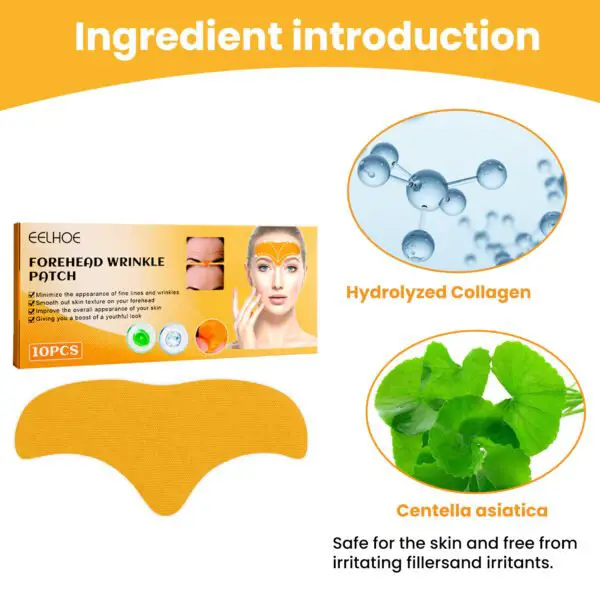 EELHOE Forehead Wrinkle Patch Lift And Smooth Forehead Wrinkles Facial Skin Forehead Patch - Image 4