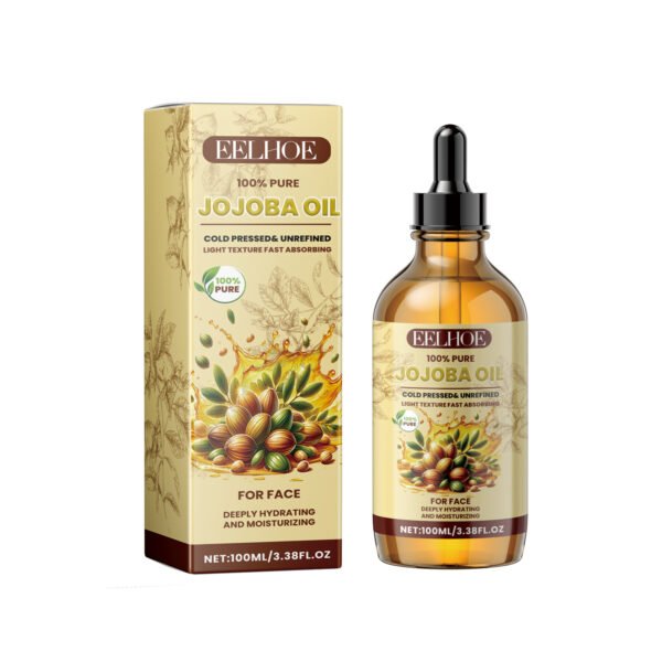 Eelhoe Jojoba Face Essential Oil, Facial Moisturizing, Moisturizing, Brightening And Firming Care Jojoba Essential Oil - Image 4