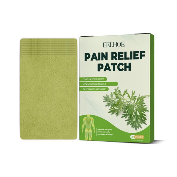 Knee Patches, 10 Count Heat Patches For Bone On Bone, Wormwood Extract Knee, Back, Neck, Shoulder - Extra Strength Muscle Joint Product With Herbal Ingredients, Warming Herbal Plaster - Image 4