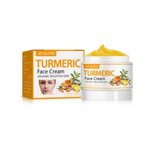 Jaysuing Turmeric Firming & Beautifying Cream Fades Wrinkles & Firms Face Brightens Skin Tone Anti-Aging Cream