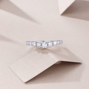 Crown Diamond Ring Wedding Ring Luxury Fashion Set Moissanite Silver Ring