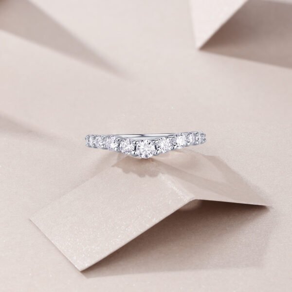 Crown Diamond Ring Wedding Ring Luxury Fashion Set Moissanite Silver Ring