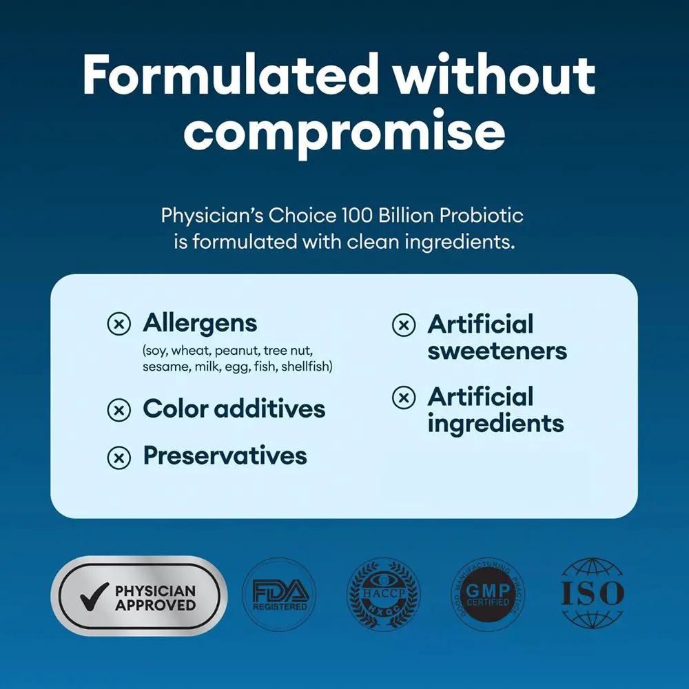 Probiotics 60 Billion CFU  10 Strains  Organic Prebiotics - Immune, Digestive  Gut Health - Supports Occasional Constipation, Diarrhea, Gas & Bloating - For Women & Men - 30ct - Image 7