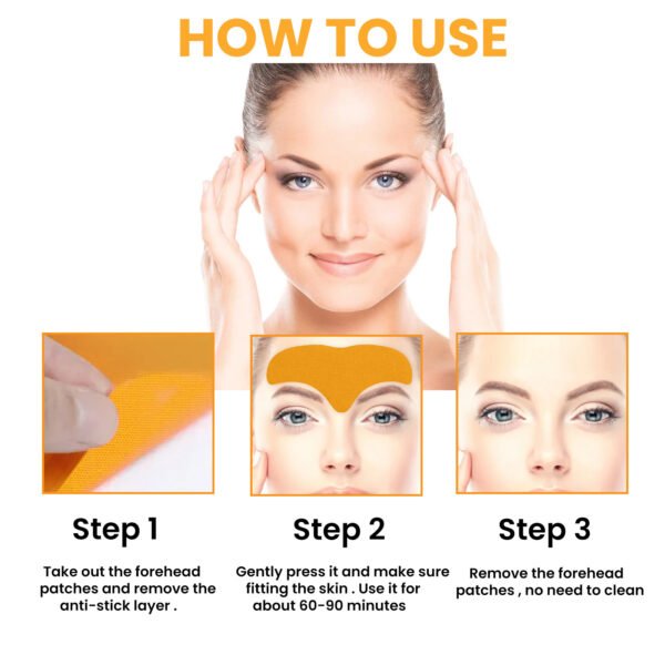 EELHOE Forehead Wrinkle Patch Lift And Smooth Forehead Wrinkles Facial Skin Forehead Patch - Image 6