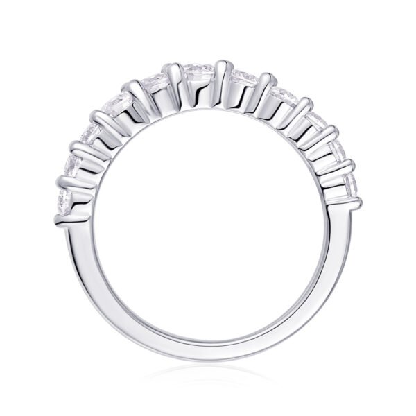 Crown Diamond Ring Wedding Ring Luxury Fashion Set Moissanite Silver Ring - Image 6