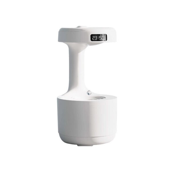 Bedroom Anti-Gravity Humidifier With Clock Water Drop Backflow Aroma Diffuser Large Capacity Office Bedroom Mute Heavy Fog Household Sprayer - Image 6