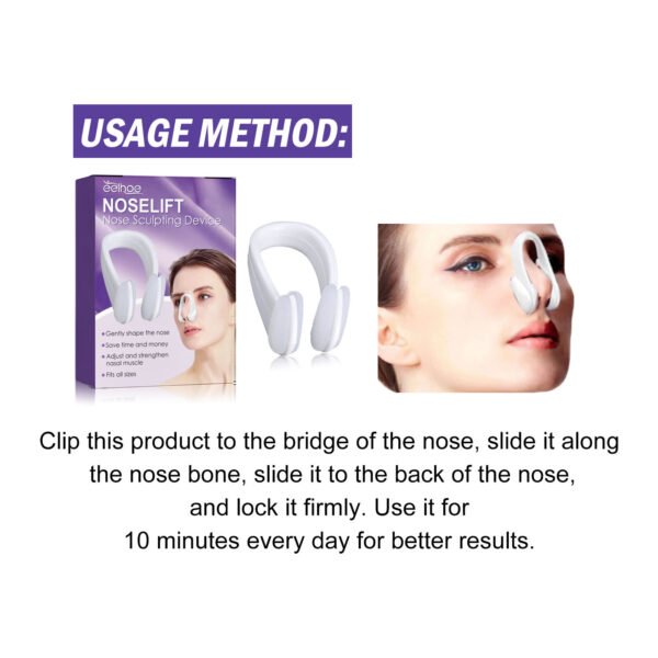 EELHOE Nose Shaper Nose Shaping Contour Tightening And Straightening Mountain Root High Nose Bridge Beauty Nose Shaper - Image 5