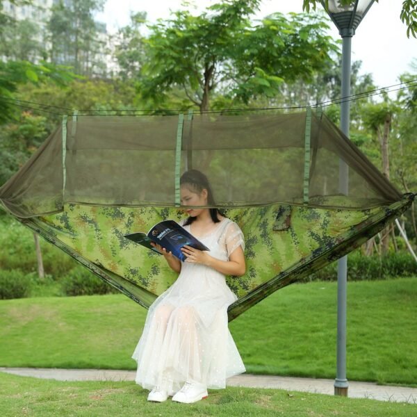 Camping Hammock, Portable Double Hammock With Net - Image 5
