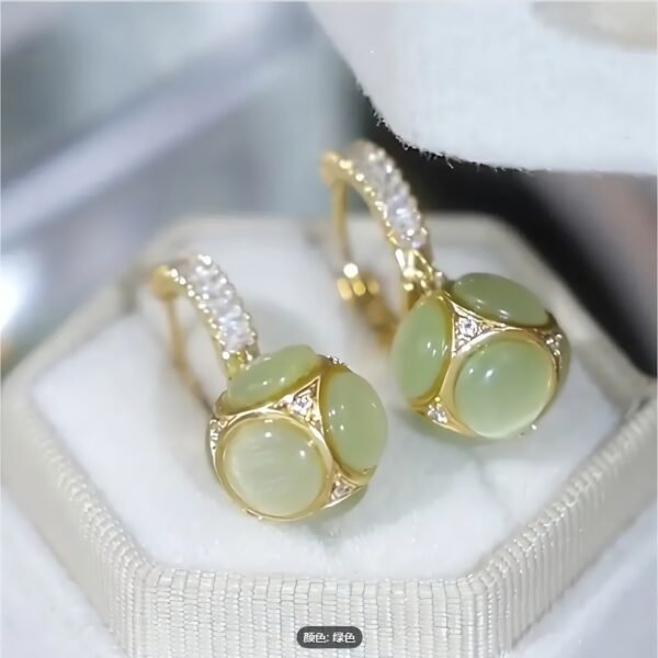 1 Set Of 2 Elegant Women's Ball Pendant Earrings - Allergy-proof Studs, Fashionable Elegant Luxury Design, The Perfect Lady Gift.